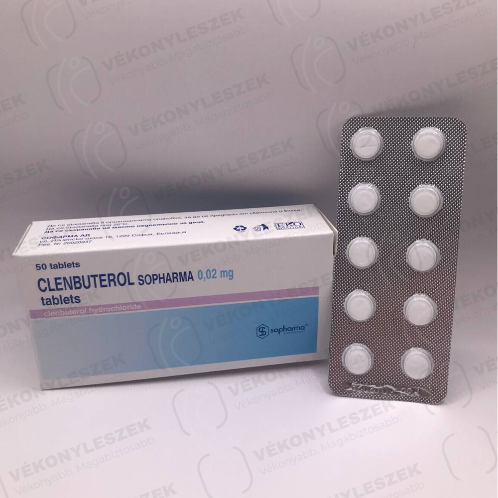 Sopharma - Clenbuterol Sopharma 0,02 mg